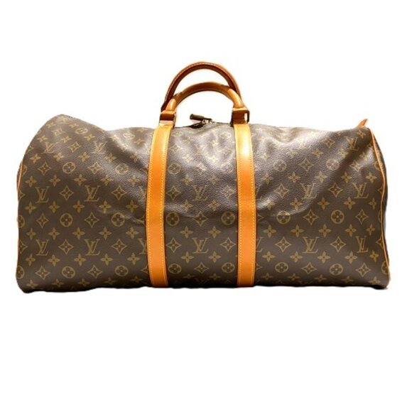 LOUIS VUITTON Brown Monogram Boston Bag - Picture 1 of 9
